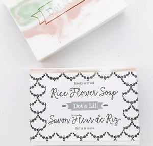 RICE FLOWER SOAP<br>Made in Montreal