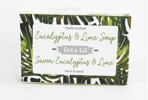 EUCALYPTUS & LIME SOAP<br>Made in Montreal