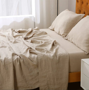 HOUSSE DE COUETTE 100% LIN FRANÇAIS<br>