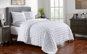 ENSEMBLE DE HOUSSE DE COUETTE CHENILLE