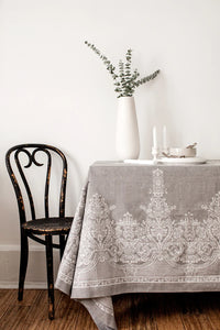 MARQUIS TABLECLOTH <br>Smoke Grey