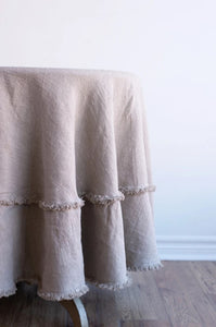 ROUND LINEN TABLECLOTH  BILBAO