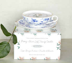 TEA CUP CANDLES<br>Made in Montreal