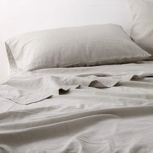 SHEET SET - LINEN COTTON BLEND