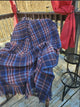 AUTHENTIC MERINO  WOOL TARTAN BLANKET - SPIRIT OF QUEBEC