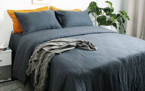 HOUSSE DE COUETTE 100% LIN FRANÇAIS<br>