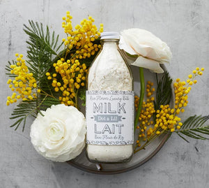 BAIN DE LAIT - FLEUR DE RIZ<br>Fabriqué à Montréal