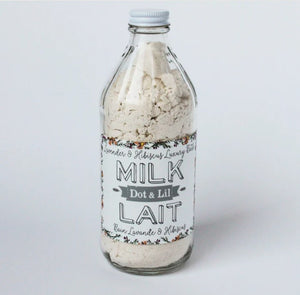 MILK BATH - LAVENDER & HIBISCUS<br>Made in Montreal