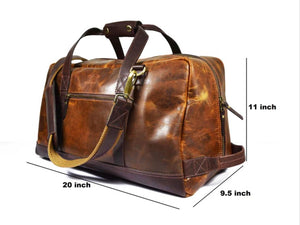 LEATHER TRAVEL LUGGAGE CLEARANCE - TB-19
